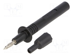 Probe tip; 36A; black; Tip diameter: 4mm; Socket size: 4mm