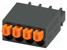 PCB connector, nominal cross section: 0.5 mm?, color: black,