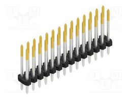 Connector: pin strips; pin header; male; PIN: 28; 2mm; THT; 2x14