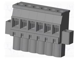 Connector: pluggable terminal block; plug; female; angled 90°