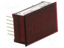 Voltmeter; digital,mounting; -20÷20V; Meas.accur: ±2%; on panel