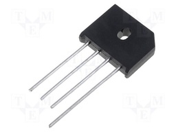 Single-phase bridge rectifier; Urmax: 50V; If: 12A; Ifsm: 270A; KBU