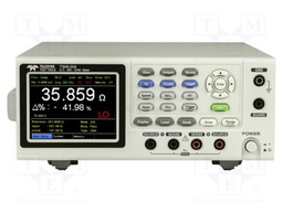 Milli-ohm meter; LCD 3,5" (320x240); -50÷399.9°C; Test: diodes