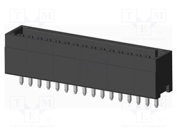 Connector: pluggable terminal block; socket; male; on PCBs