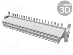 Connector: PCB to PCB; female; PIN: 38; 1.27mm; Series: har-flex