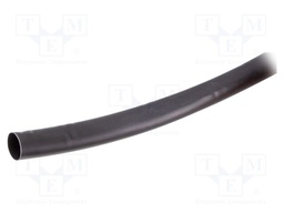 Heat shrink sleeve; thin walled; 3: 1; 12mm; L: 100m; black