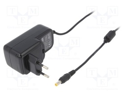 Power supply: switched-mode; 12VDC; 3A; Out: 5,5/2,1; 36W; Plug: EU