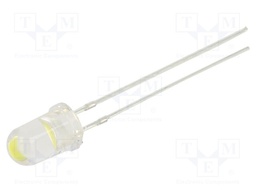 LED; 5mm; white cold; 60000÷70000mcd; 15°; Front: convex; 2.8÷3.6V