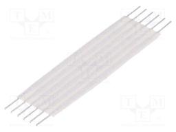 Connector: jumper cable; Cable ph: 1.27mm; L: 25.4mm; straight