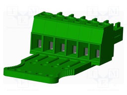 Connector: pluggable terminal block; plug; female; straight; 300V