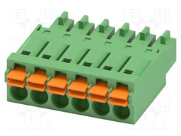 PCB connector, nominal cross section: 1.5 mm?, color: green,