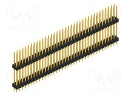 Connector: pin strips; pin header; male; PIN: 72; 2.54mm; THT; 2x36