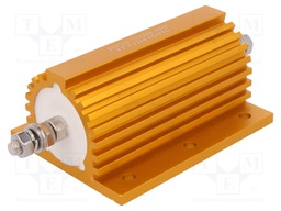 Resistor: wire-wound; with heatsink; screw; 1Ω; 250W; ±1%; 50ppm/°C