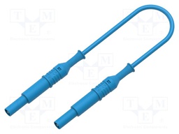 Test lead; 70VDC; 33VAC; 12A; banana plug 4mm,both sides; Len: 1m