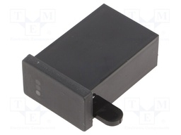 Enclosure: specialist; X: 34.6mm; Y: 54.2mm; Z: 20.5mm; ABS; black