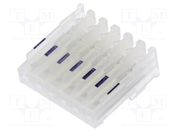 Plug; wire-board; female; PIN: 6; end connector; 2.54mm; IDC; 24AWG