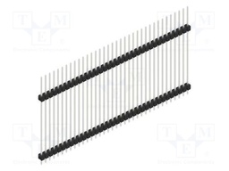 Connector: pin strips; pin header; male; PIN: 36; 2.54mm; THT; 1x36