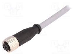Plug; M12; PIN: 12; female; A code-DeviceNet / CANopen; 10m; cables
