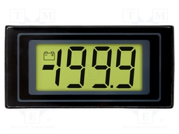 Panel; LCD 3,5 digit 12,5mm,with a backlit; VDC: 0÷200mV