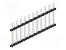 Connector: pin strips; pin header; male; PIN: 34; 2.54mm; THT; 1x34