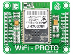 Expansion board; Features: WiFi MRF24WB0MA module