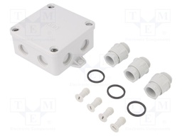 Enclosure: junction box; X: 94mm; Y: 94mm; Z: 45mm; duroplast; IP67