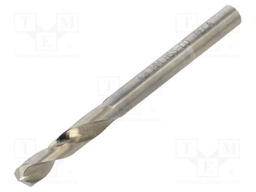 Drill bit; for metal; Ø: 4.8mm; L: 62mm; Working part len: 26mm
