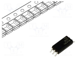 Optocoupler; SMD; OUT: logic; 5kV; LSOP6; Colour: black