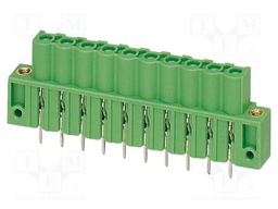 PCB headers, nominal cross section: 2.5 mm?, color: green, n