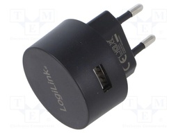 Power supply: switching; 5VDC; 2.1A; Out: USB A; 10.5W; 100÷240VAC
