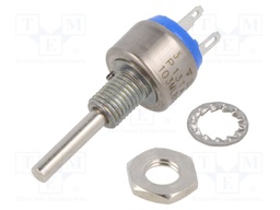 Potentiometer: shaft; single turn; 10kΩ; 750mW; ±20%; 3mm; soldered