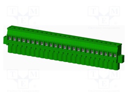 Connector: pluggable terminal block; plug; female; angled 90°
