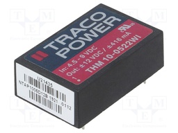 Converter: DC/DC; 10W; Uin: 4.5÷9V; Uout: 12VDC; Uout2: -12VDC; DIP24