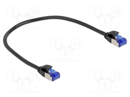 Patch cord; S/FTP; Cat: 6a; RJ45 plug,both sides; 0.25m; LSZH,TPE