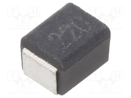 Inductor: ferrite; SMD; 1210; 22uH; 110mA; 3.7Ω; Q: 30; ftest: 2.52MHz