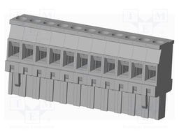 Connector: pluggable terminal block; plug; female; angled 90°