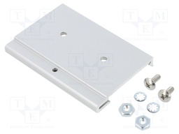 DIN rail mounting bracket; Mat: aluminium; 75mm; Rail: TS35