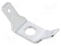 Terminal: flat; 4.8mm; 0.8mm; 2 x male; double; screw; brass; tinned