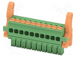 PCB connector, nominal cross section: 1.5 mm2, color: green,