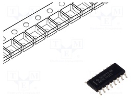 Differential Line Driver RS422, 2 Drivers, 4.75V-5.25V supply, SOIC-16
