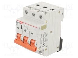 Circuit breaker; 230/400VAC; Inom: 20A; Poles: 3; Charact: B; 6kA