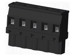 Connector: pluggable terminal block; plug; female; angled 90°