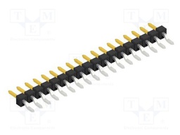 Connector: pin strips; pin header; male; PIN: 18; 2.54mm; SMT; 1x18