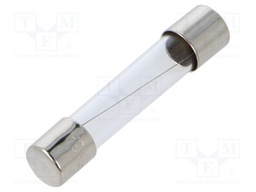 Fuse: fuse; quick blow; 3A; 250VAC; cylindrical,glass; 6.3x32mm
