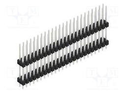 Connector: pin strips; pin header; male; PIN: 48; 2.54mm; THT; 2x24