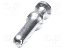 Contact; male; silver plated; 4mm2; turned contacts; crimped