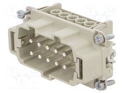 Connector: rectangular; male; EPIC H-BE; PIN: 10; 10+PE; 16A; 500V