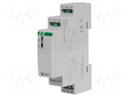 Relay: installation; bistable,impulse; NO; for DIN rail mounting