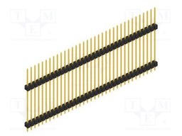 Connector: pin strips; pin header; male; PIN: 35; 2.54mm; THT; 1x35
