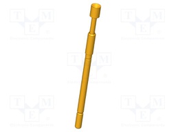 Test needle; Operational spring compression: 4mm; 8A; Ø: 2.5mm